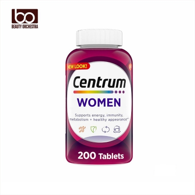 Picture of Centrum Women Multivitamin/Multimineral Supplement with Iron Vitamin D3 B Vitamins - 200 Tablets (Exp 04/26)