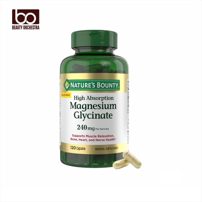 Picture of Nature's Bounty High Absorption Magnesium Glycinate 240 mg 120 Count