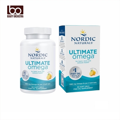 Picture of Nordic Naturals Ultimate Omega Lemon Flavor 1280 mg Omega-3 60 Soft Gels