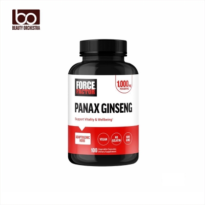Picture of FORCE FACTOR Panax Ginseng 1000 mg 100 Capsules