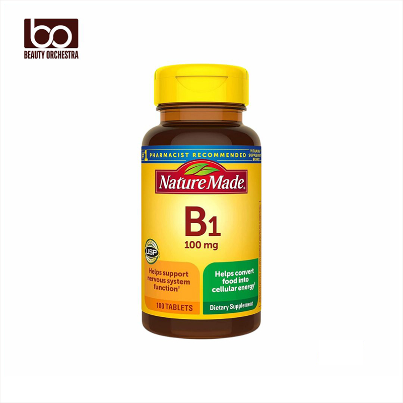Picture of Nature Made Vitamin B1 100 mg Dietary Supplement for Energy Metabolism Support 100 Tablets