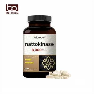 Picture of NatureBell Nattokinase Supplement 8,000 FU Per Serving 240 Veggie Capsules
