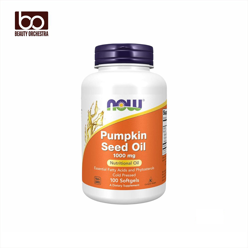 Picture of Now Pumpkin Seed Oil 1000 mg 100 softgels
