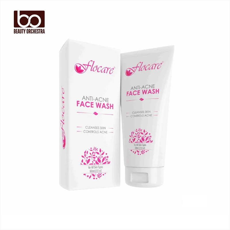 Picture of Flocare Anti Acne Face wash Face Wash 60 ml