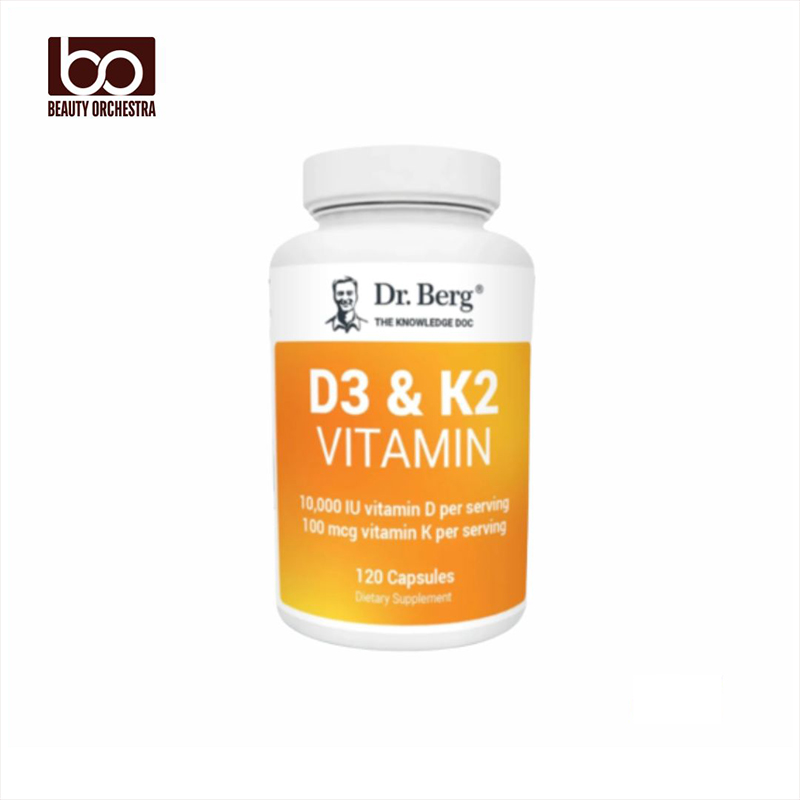 Picture of Dr. Berg D3 & K2 Vitamin (10,000 IU) - 120 capsules
