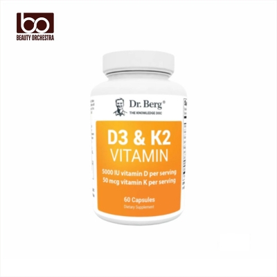 Picture of Dr. Berg D3 & K2 Vitamin (5,000 IU) - 60 capsules