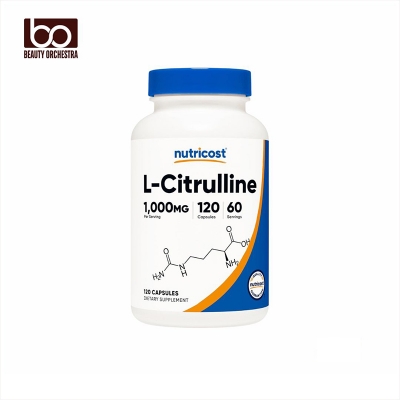 Picture of Nutricost L-Citrulline 1000mg Per Serving 60 Serv 120 Capsules