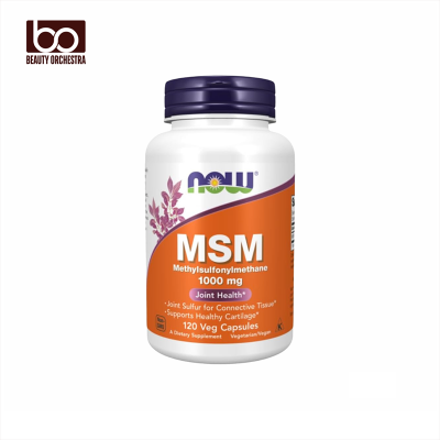 Picture of Now MSM Methylsulfonylmethane 1000mg 120 Capsules