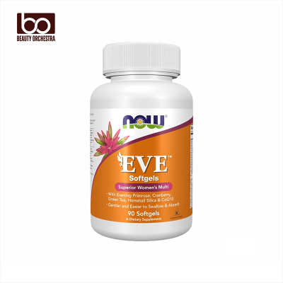 Picture of NOW Eve Women's Multivitamin with Evening Primrose Cranberry Green Tea Horsetail Silica & CoQ10 90 Softgels