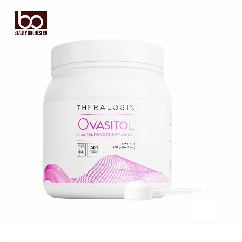 Picture of Theralogix Ovasitol Inositol Powder - & D-Chiro Inositol for Hormone Balance & Ovarian Function Support - 400 g (180 Servings)