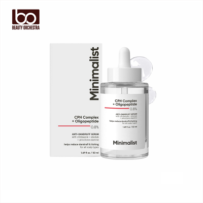Picture of Minimalist Anti-Dandruff Hair Serum for Scalp Pre Shampoo Treatment with CPH Complex & Oligopeptide 0.8% 50ml