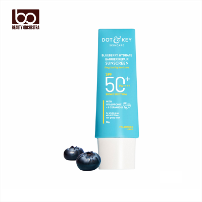 Picture of Dot & Key Blueberry Hydrate Barrier Repair Sunscreen Spf 50+, Pa++++|For Dry Sensitive Skin 50G