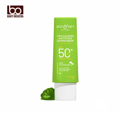 Picture of Dot & Key CICA Calming Mattifying Sunscreen SPF 50 PA++++ For Oily Acne Prone & Sensitive Skin UVA/UVB Protection 80gm