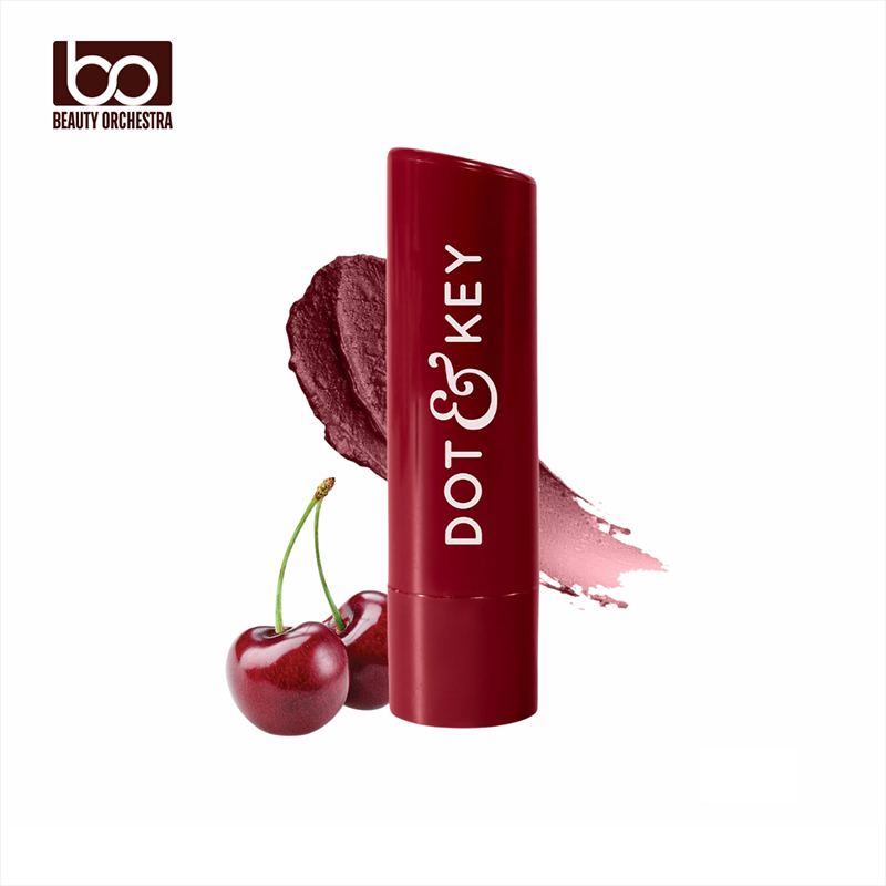 Picture of Dot & Key Barrier Repair Hydrating Lip Balm SPF 50 Cherry Crimson Repairs Damaged Lip Barrier High Tinted 4.5 gm