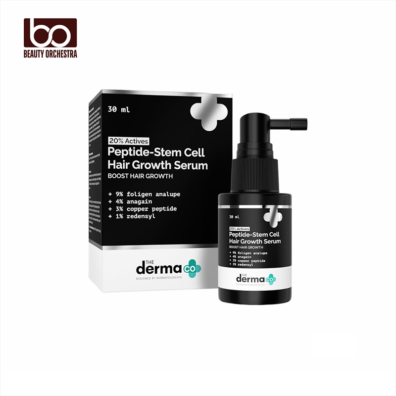 Picture of The Derma Co 20% Actives Peptide Stem Cell Hair Growth Serum - 30 ml