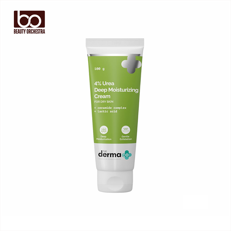 Picture of The Derma Co 4% Urea Deep Moisturizing Cream with Lactic Acid & Ceramide Complex Deeply Moisturizes -100g