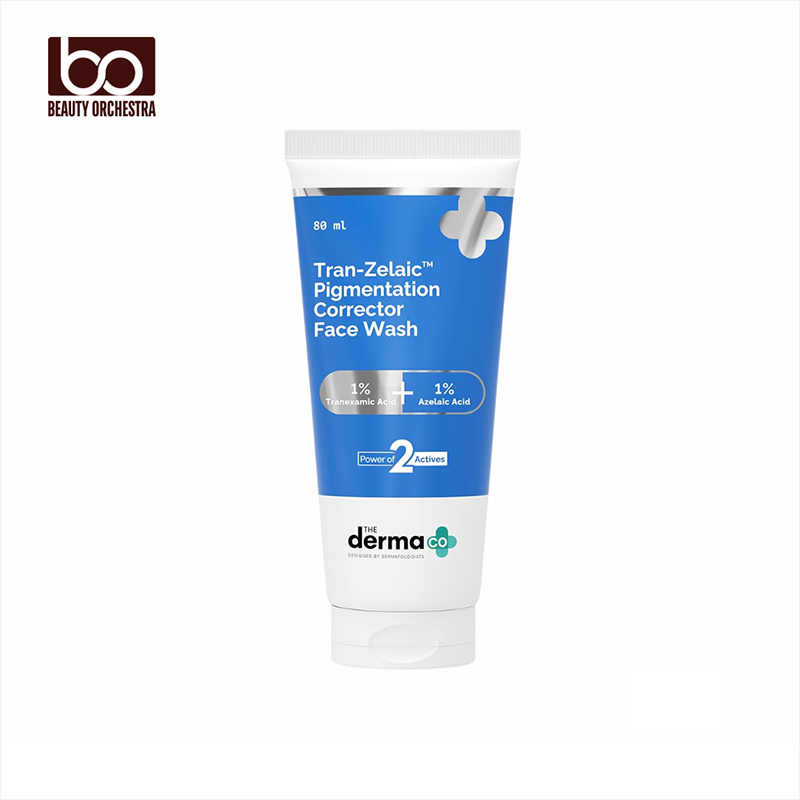 Picture of The Derma Co Tran-Zelaic Pigmentation Corrector Face Wash With 1% Tranexamic acid and 1% Azelaic acid -80ml
