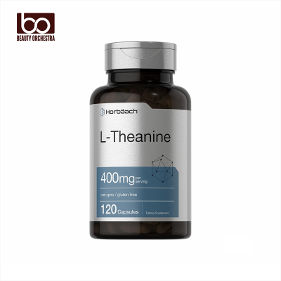 Picture of Horbaach L-Theanine Supplement 400mg 120 Powder Capsules