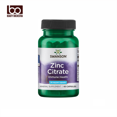 Picture of Swanson Zinc (Citrate) 30 Milligrams 60 Capsules