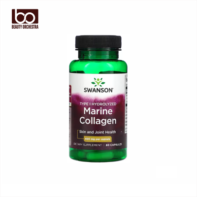 Picture of Swanson Marine Collagen 400 mg 60 Capsules