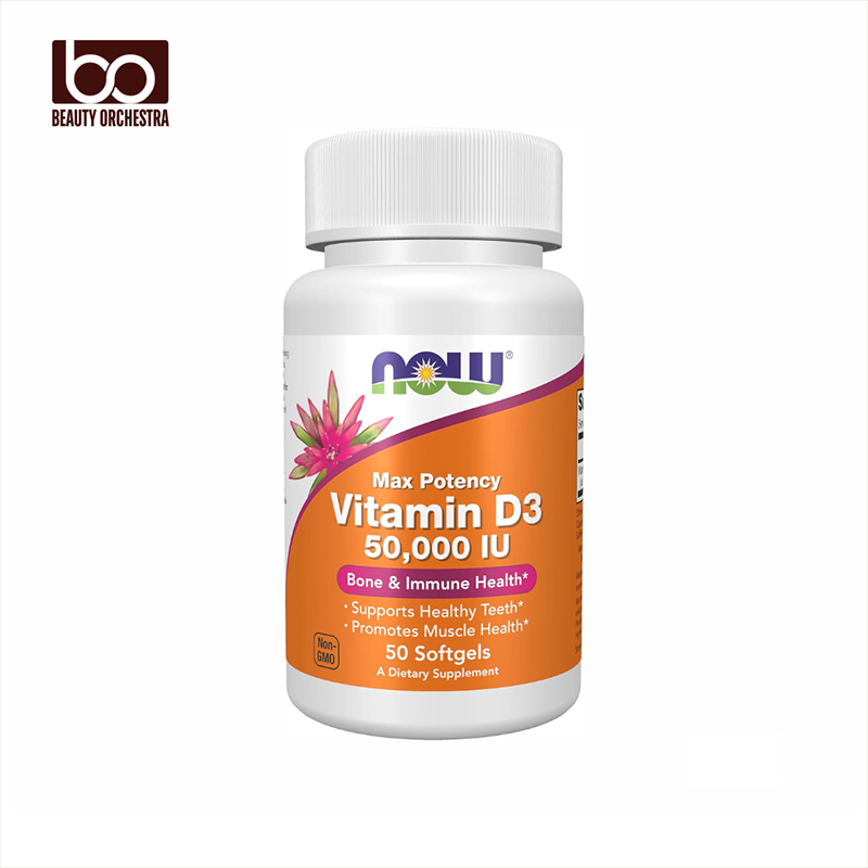Picture of NOW Vitamin D-3 50,000 IU Softgels 50 softgels