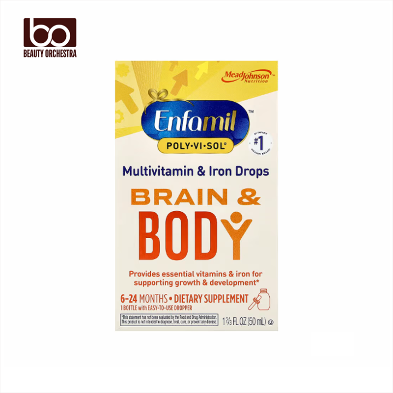Picture of Enfamil Poly·Vi·Sol® Brain & Body Multivitamin & Iron Drops 6-24 Months 1 2/3 fl oz (50 ml)