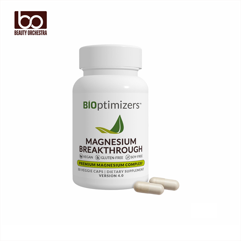 Picture of BIOptimizers Magnesium Breakthrough Supplement 4.0-7 Forms of Mg Glycinate Malate Citrate - 30 Capsules