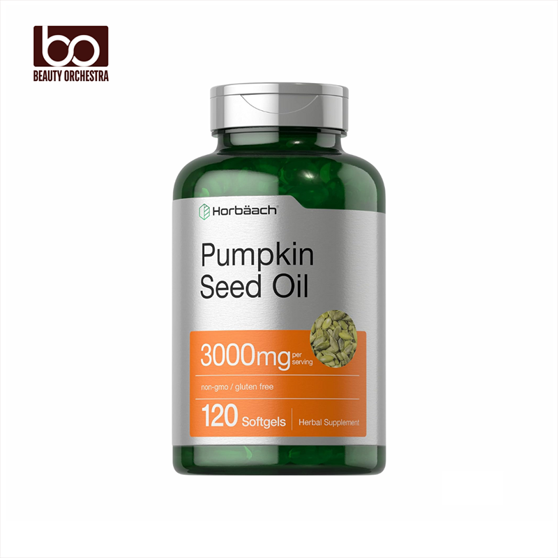 Picture of Horbaach Pumpkin Seed Oil 3000mg 120 Softgel