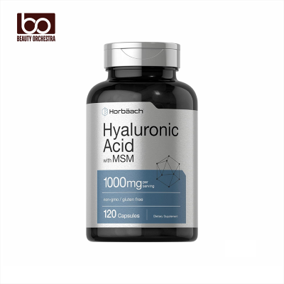 Picture of Horbaach Hyaluronic Acid with MSM 1000 mg 120 Capsules