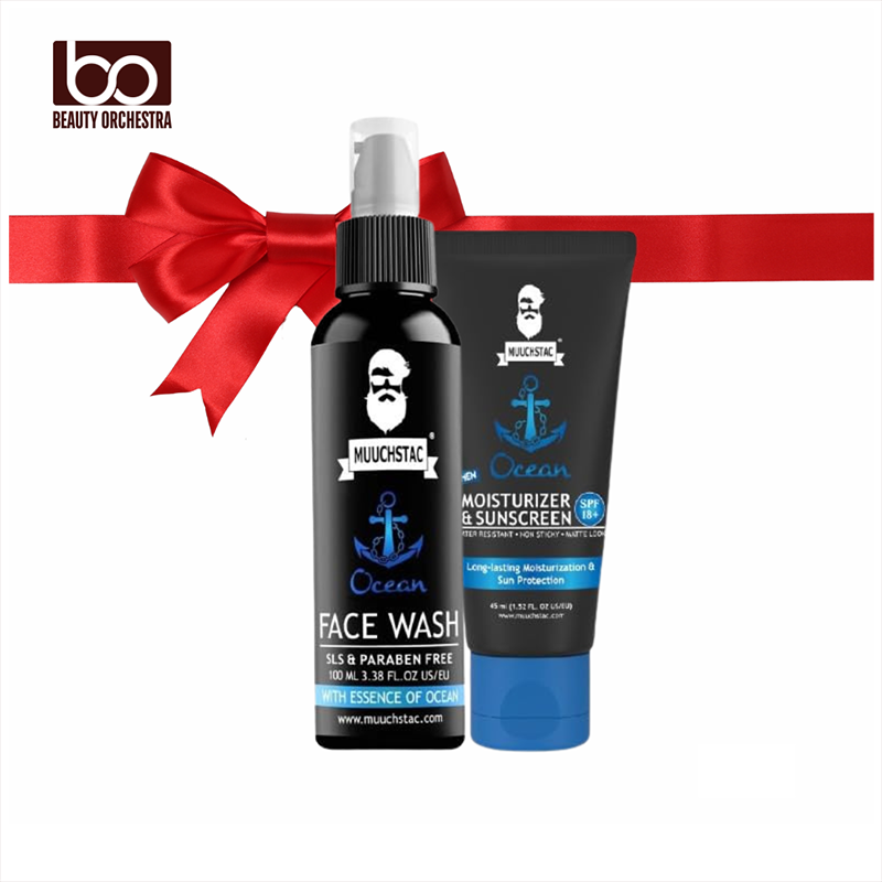 Picture of Muuchstac Ocean Combo (Moisturizer Sunscreen 45ml and Face Wash 100ml)