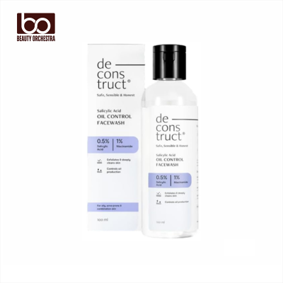 Picture of Deconstruct Salicylic Acid Oil Control Face Wash 0.5 Percent Salicylic Acid plus 1 percent Niacinamide 100 ml
