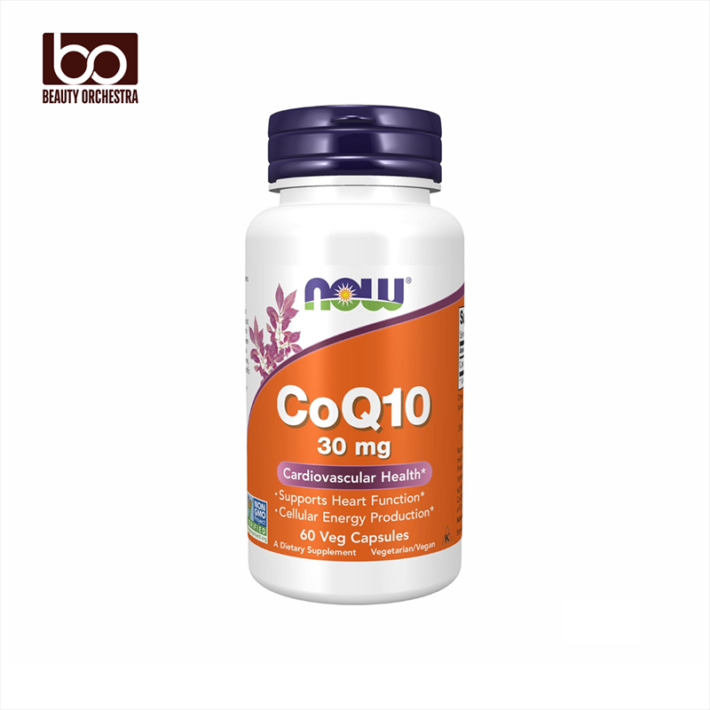 Picture of NOW CoQ10 30 mg Pharmaceutical Grade 60 Veg Capsules