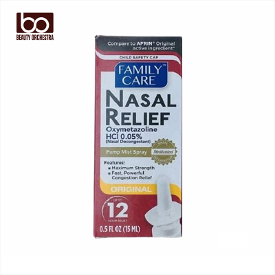 Picture of Family Care Nasal Relief Pump Mist Spray .5OZ 15 ml