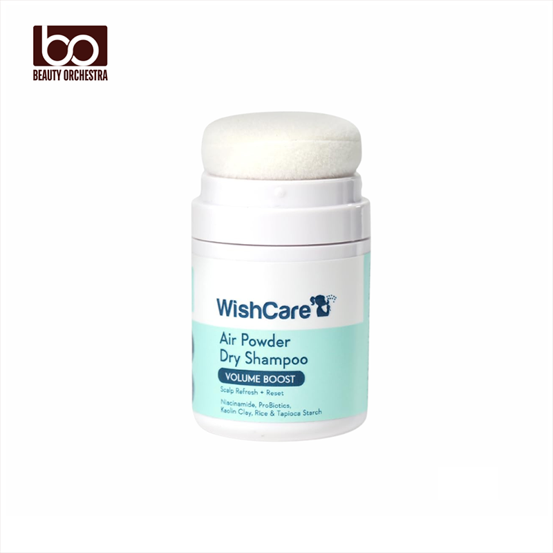 Picture of WishCare Air Powder Dry Shampoo for Oily Hair & Scalp - No White Cast & Aerosol - Niacinamide, Probiotics, Kaolin Clay, Rice & Tapioca Starch - Volume Boost, Scalp Refresh & Reset 10gm