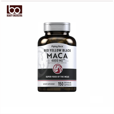 Picture of Piping Rock Red Yellow Black-Maca 4800mg – 150 Capsules