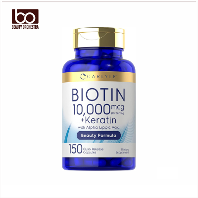 Picture of Carlyle Biotin 10000mcg Beauty Formula with Keratin 150 Capsules