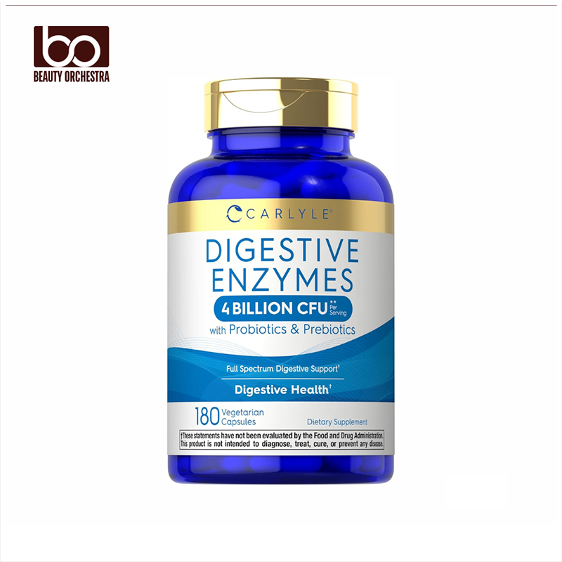Picture of Carlyle Digestive Enzymes with Probiotics & Prebiotics 180 Capsules