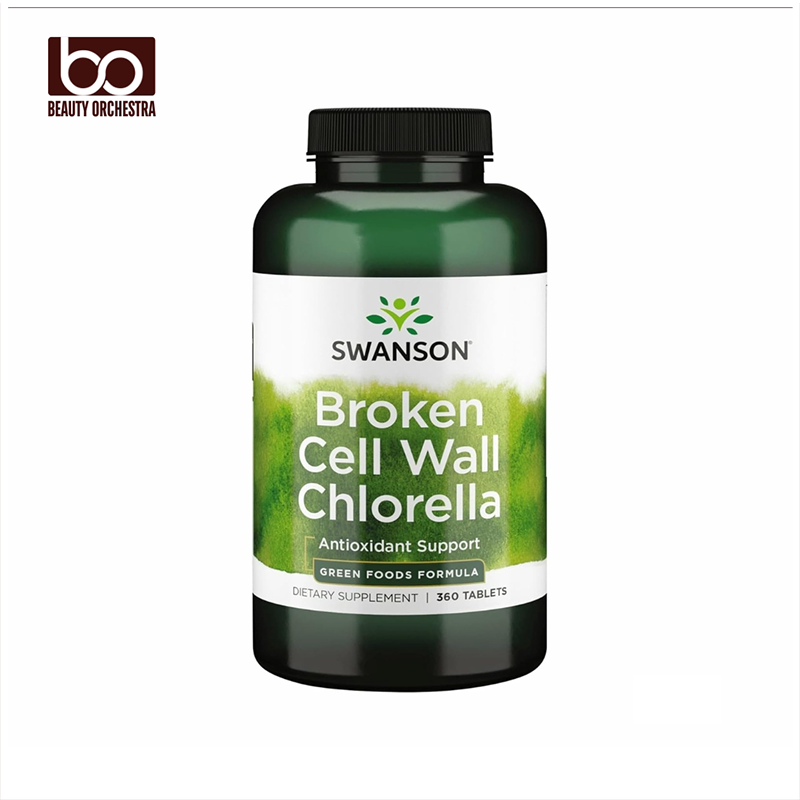 Picture of Swanson Broken Cell Wall Chlorella 500 Milligrams 360 Tablets