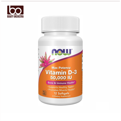 Picture of Now Foods Vitamin D-3 50,000 IU 12 Softgel