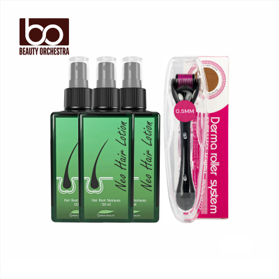 Picture of Neo Hair Lotion 3pc With 0.5mm DRS Derma Roller For Awesome Hair Growth