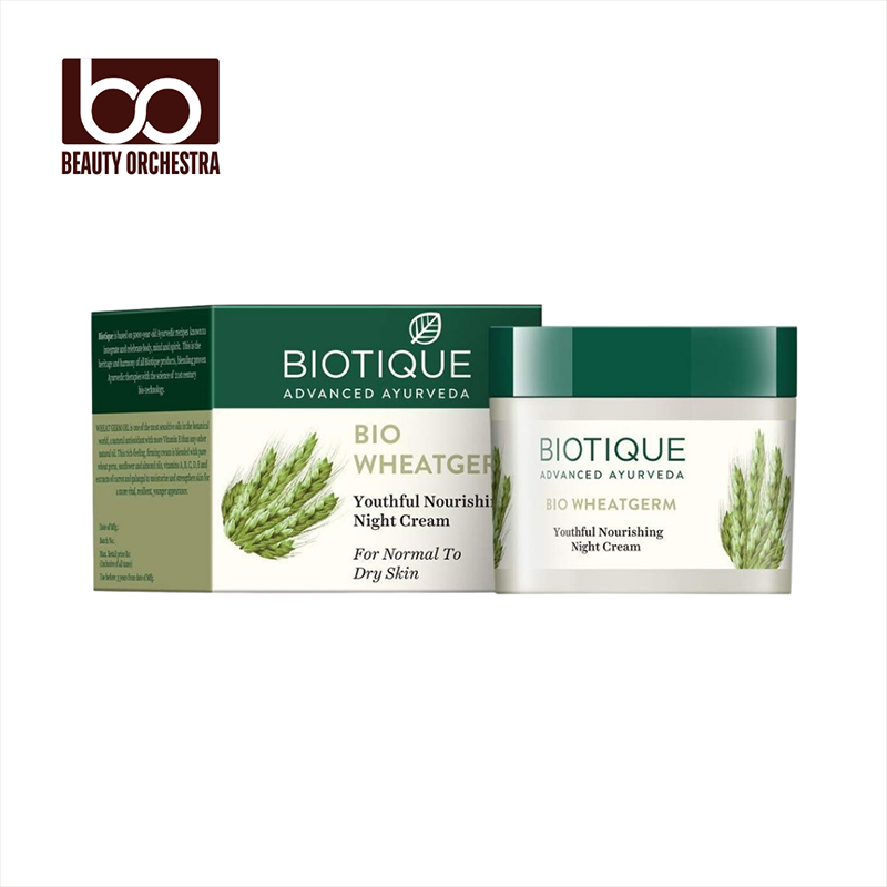 Picture of Biotique Bio Wheat Germ Youthful Nourishing Night Cream - 50g