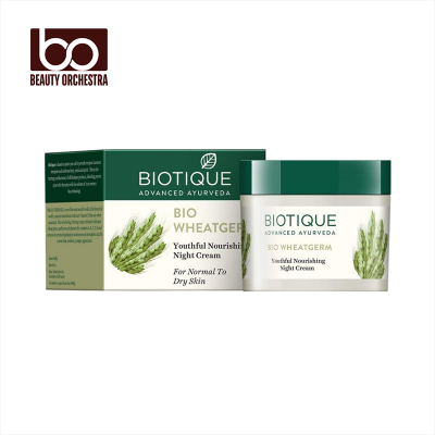 Picture of Biotique Bio Wheat Germ Youthful Nourishing Night Cream - 50g