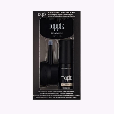 Picture of Toppik Hair Perfecting Toolkit (Hair Fiber 27.5g, Fiber Applicator and Hair Organizer)
