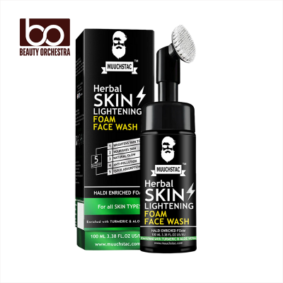 Picture of Muuchstac Herbal Skin Lightening Foam Face Wash - 100ml