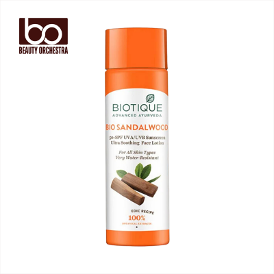 Picture of Biotique Bio Sun Shield Sandalwood 50+ SPF Sunscreen Lotion - 120ml