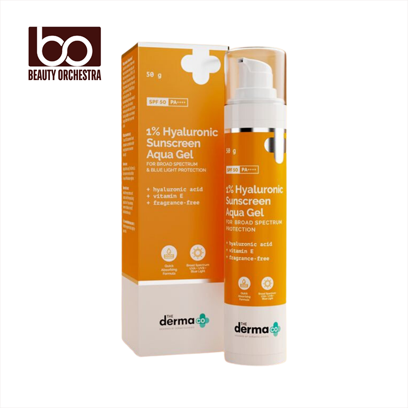 Picture of The Derma Co 1% Hyaluronic Sunscreen Aqua Gel - 50g