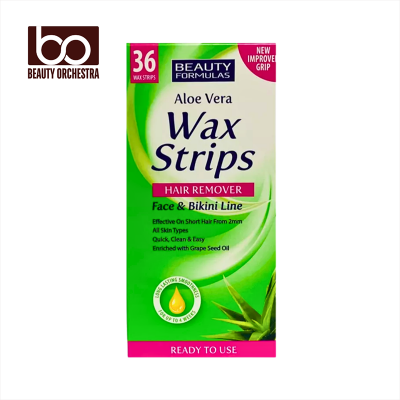 Picture of Beauty Formulas Hair Removal Wax Strips - 36 Pieces