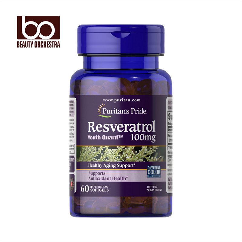 Picture of Puritan's Pride Resveratrol 100 mg - 60 Softgels