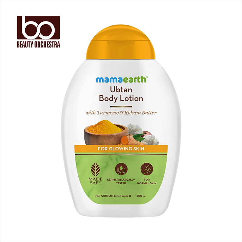 Picture of Mamaearth Ubtan Body Lotion with Turmeric & Kokum Butter for Glowing Skin - 200ml