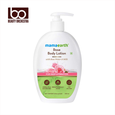 Picture of Mamaearth Rose Body Lotion with Rose Water and Milk For Deep Hydration - 400ml